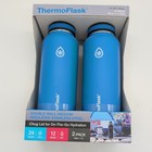 2x Thermoflask Double Wall Vacuum Insulated Stainless Steel Water Bottle 40 Oz 