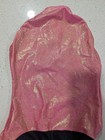 Beautiful Kbee Gymnastics Dance Leotard Large Shiny Salmon Metallic Pixelated