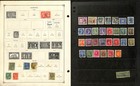 Canada Stamp Collection On 30 Scott International Pages  To 1973