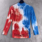 Go Rigo Go Cycling Jersey Mens Size Medium Red Blue Long Sleeve Colombia