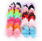 20-pack Baby Girls 3  Grosgrain Ribbon Hair Bows - Boutique Alligator Clips Set