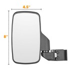 For 2013-2025 Polaris Ranger Crew Xp 570 900 1000 Utv Side Mirrors center Mirror