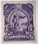 Travelstamps  1892 Honduras Stamps 1 Peso Christopher Columbus   Mint Mnh