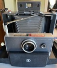 Vintage Polaroid Automatic 100 Land Camera W  Case Flash Bulbs Manual Tested