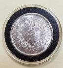 1965-73 France Silver 10 Franc Hercules Brilliant Uncirculated  900 Fine Silver