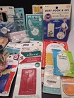 Vtg Sewing Notions Lot Carded Snaps Zippers Needles Dritz Boye Singer Trim Craft