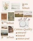 Vintage Gallery Wall Art Set - Retro Farmhouse Wall Art Prints Nature Canvas    