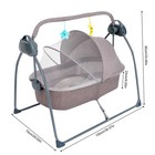 Electric Baby Rocking Bed Newborn Bassinet Automatic Crib Infant Bedside Sleeper