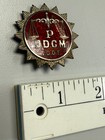 Ioof Odd Fellows Pddgm Old Vintage Enamel Pin Badge Button Pendant Medal I o o f