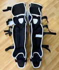 Nike Diamond Elite Catchers Leg Guards Baseball Light Blue   Navy Size 16    New 