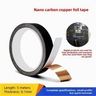 Nano Carbon Copper Foil Tape 196 85 In - Self-adhesive Graphene Heat Sink