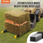 Vevor Clamp On Pallet Forks 4000lbs Tractor Forks 60  Adjustable Bucket Forks