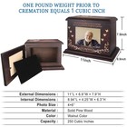 Cremation Urns For Ashes  Wooden Picture Frame Caskets  Holds 250 Lbs