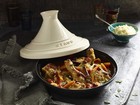 Staub Cast Iron Enameled Tajine 20 Cm Cream Ivory-color Nib