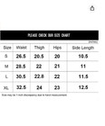 Women Yoga Shorts Running Gym  Sports Workout Beach Mid Waist Short  Red Us Med 