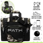 Black camo Pyramid Path Bowling Ball Bag Single Tote Pro Deluxe New Holds Shoes