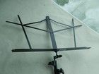 Titan Black Metal Music Stand Tms25-blk Sheet Instrument Music Foldable W case