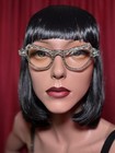 Vintage 1950   s Cat Eye Frames Made In France Shades New Deadstock