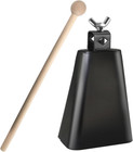 Steel Cowbell With Stick  Noise Makers Hand Metal Percussion Cow Bells For Drum 