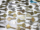 Lot  Of 130 Vintage Keys All Types Auto Home Door Drawer Padlock Slaymaker Lock