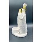 Yankee Candle Skating Snowman Couple Led Light Up Votive Holder Glitter 7 75 