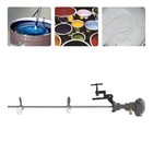 1 2 Hp 50 Gallon Pneumatic Mixer Rung Dope Tank 304 Stainless Blade Barrel Type