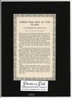 1909  three Wise Men Of The Plains  Engraving By Remington Schuyler Laminated