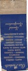Saginaw Paint Mfg  Co  Saginaw Mi Vintage Matchbook Cover 1940s-50s