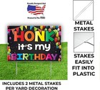 Honk It s My Birthday Yard Sign Set Of 4  Double Sided  Quarantine Birthday Sign