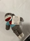 Dan Dee Sock Monkey With Apple Sweater 9  Plush