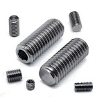 Titanium Gr5 Hex Socket Set Screws Flat Point Grub Screws M2 m2 5 m3 m4 m5 m6 m8