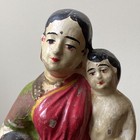 Antique Terracotta Golu Doll Statuette Yashoda Krishna South Indian Home Decor