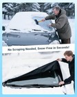 Windshield Cover For Ice And Snow   600d Upgraded Heavy Duty Oxford 67   x48   