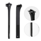 Carbon Fiber Seatpost Ultralight Road Bike Seatpost Matte 300mm 380mm 0mm Offset