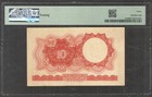 Malaya   British Borneo 10 Dollars Buffalo Small S n Prefix P-9a 1961 Pmg 40 Ef
