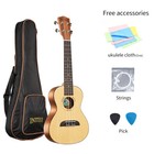 23 Inch Ukulele Soprano Acoustic Guitar Music Instrument Beginner With Carry Bag