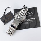 Bulova Marine Star Men s Chronograph Quartz 98b401 Watch Black grey Dial 41 5mm