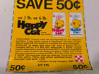 1980s Purina Special Dinners Empty Cat Food Box And Various Box Ends   Coupons