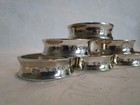 Tiffany 1837 Sterling Silver Napkin Rings Set Of 6