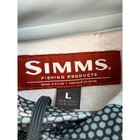 Simms Fishing Solarflex Sz  Large Hex Camo Pullover Hoodie Blue Grey  a8 