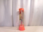 Barbie Doll Clear Plastic Display Case 1997   Barbie Doll In Cowgirl Outfit 1966