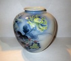 Large Signed Antique Chinese Blue   White Glaze - Porcelain Vase Japanese