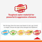 Nylabone Ring Bone Power Chew Toy For Dogs  Dog Toys For Aggressive Chewers  Fla