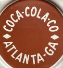 Extremely Rare Porcelain Coca-cola Ashtray Atlanta Ga 6    1930-40s Prototype 