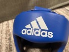 Adidas Aiba Boxing Headgear Blue Medium Iba Approved Open Face Competition Guard