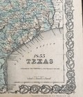 Texas Map 1855 Colton s Map  Highlands Historical Press  1980  Mounted On Board