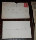 Galena Illinois - High School Class  1920 - Carrie Vogel - Invitation - Program