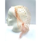 Vintage Pink Hair Net Curler Caps     1 Polka Dot  1 Solid    retro Hair Accessories