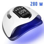 280w Nail Lamp Uv Led Light Professional Nail Polish Dryer Gel Curing Machine Us