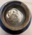 Vintage Art Studio Pottery Planter Pot Iridescent Blue